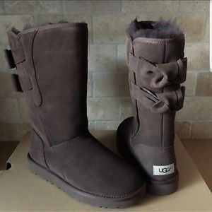 Ugg Allegra tall bow boots size 5 nwt
